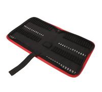 Abaodam Pochette pour Outils en Tissu Oxford pour 55 Embouts de Forets, Grosse Capacité Poignée Pratique, Rangement pour Bricolage et Artisanat