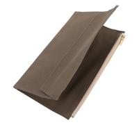 Abaodam Pochette Zippée de Rangement pour Carnet de Poche Olive Organisateur Fin et Léger en Tissu Résistant Étui de Voyage Multifonction pour Notes Accessoires de Bureau et Journal de