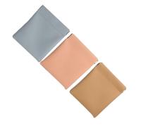 Abaodam Pochettes à Maquillage Compactes pour Pièces et Objets en PU Lot de 3 Glisser Un Paquet à Main Salle de Sport