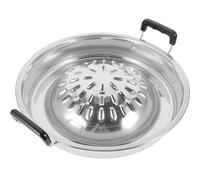 Abaodam Poêle à Griller Multifonction en Aluminium Léger Poignée, Plateau de Barbecue Portable pour Barbecue en Extérieur et Jardin