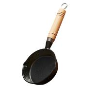 Abaodam Poêle en Fonte Petit Pot Plus Chaud Marmite Cuisson Induction Casserole pour Cuisiner Poêle en Fer Beurre à Fusion Casserole De Cuisine Saucière en Métal Hêtre