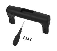 Abaodam Poignée de Rechange pour Valise à Boulonner, Poignée Télescopique Noire Taille Moyenne, Remplacement Latéral pour Bagages à roulettes, Accessoire Solide Adapté aux Voyages