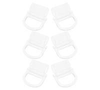 Abaodam Poignée de Volet Roulant Design Élégant en Abs, Lot de 6 Pièces, Installation Facile et Manipulation Pratique pour Stores Enrouleurs de Petites Fenêtres