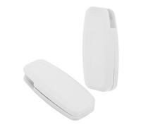 Abaodam Poignée pour Stores Enrouleurs en Pom Beige, Résistance à l'usure, Coins Arrondis, Poids Léger, Lot de 2 Pièces pour Rideaux Fenêtre Vertical