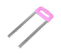 Abaodam Poignée Télescopique en Alliage et Plastique pour Paquet à Dos de Voyage à roulettes, Accessoire de Chariot Réglable pour Écoliers, Remplacement Pratique pour Cartable Rose