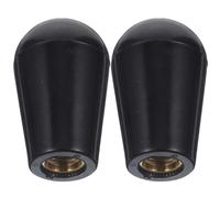 Abaodam Poignées de Robinet de Bière Accessoires Élégants Lot de 2 en Plastique Noir Haute Dureté et Prise Confortable pour Tirage de Bière pour Robinet de Fût