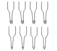 Abaodam Pointes de Stylo Pyrogravure Haute Impédance, Fil Chauffant Solide, Kit de 8 Embouts pour Pyrograveur Bois, Outils Précis pour Travaux Artisanaux et Gravure Bois