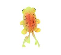 Abaodam Poisson Artificiel Phosphorescent Décoratif en Silicone, Grand Modèle, pour Aquarium Domestique, Ornement Lumineux Simulant Un Poisson Rouge, Adapté à La Décoration D’Aquariums Et Bureaux