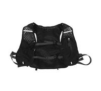 Abaodam Polyester Paquet à Dos D’hydratation Léger Noir pour Trail | Accès Rapide à L’eau, Poches Multifonctions, Grosse Capacité, Design Respirant et Réfléchissant pour Activités Nocturnes