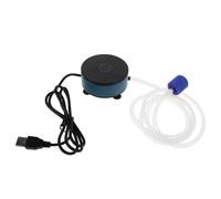 Abaodam Pompe à Air Aquarium Silencieuse Compacte pour Petit Aquarium Diffuseur Oxygène avec Tuyau et Clapet Anti-Retour Alimentation pour Poisson et Bassin