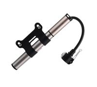 Abaodam Pompe à Air Manuelle Haute Pression en Alliage D'aluminium, Mini Pompe Portative pour Pneus de Vélo Vtt et Route, Compacte et Légère, Accessoire Gonfleur Vélo pour Cyclisme