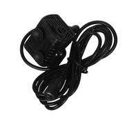 Abaodam Pompe à Eau Submersible 12 V Dc Pompe à Eau Réglable Plastique Robuste Compacte 1,5 M Usage Aquarium et Fontaine Adaptée Douce et Salée pour Animaux Aquatiques