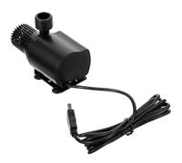 Abaodam Pompe à Eau Submersible USB pour Aquarium et Petite Hydroponie, Débit 500l/h, Matériau Plastique Noir, Ip68, Facile à Transporter