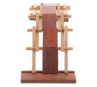 Abaodam Pont en Arc à Assembler en Bois Naturel, Scientifique Éducatif pour Garçon et Filles, Maquette de Pont DIY Inspirée du Tenon-mortaise Traditionnelle, Éveil et Motricité Fine,