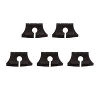 Abaodam Pont en Bois D'ébène pour Erhu 5 Pièces, Accessoire Professionnel pour Instrument à Cordes, Outil de Remplacement pour Musique Traditionnelle Chinoise, Code Erhu Noir pour Son