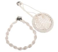 Abaodam Pont Suspendu pour Reptiles en Coton Naturel - Hamac et Pont d'escalade Fait Main Grand Format pour Terrarium, Accessoire Polyvalent pour Lézards et Araignées Sauteuses, Décor