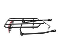 Abaodam Porte-Bagages Arrière pour Vélo Électrique en Acier Noir Léger et Confortable Compatible VTT et Vélo de Route pour Transport de Sacoche