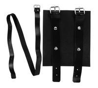 Abaodam Porte-Ceinture en Cuir PU Noir Épée, Ceinture de Transport Pratique et Solide, Support Ceinturon Multifonction pour Costume, Accessoire D’Armes et Armures, Usage Martial et