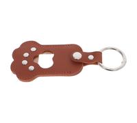 Abaodam Porte-clés Commémoratif Poils Animaux Cuir PU Porte-Photo et Boîte de Rangement Souvenir pour Poils de Chien et Chat Accessoire Sentimental Animal de Compagnie