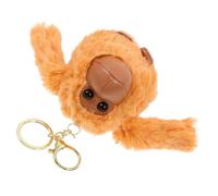 Abaodam Porte-clés Unique en Peluche Gorille Jouets Gorilles pour Enfants Porte-clés Décoratif Doux Et Adorable pour Bagages Et À