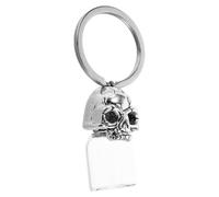 Abaodam Porte-clés Urne pour Animaux en Métal Argenté Couvercle Ouvrable, Pendentif Commémoratif Facile à Attacher pour Paquet ou Poche, Souvenir pour Amis Ayant Perdu Leur Animal