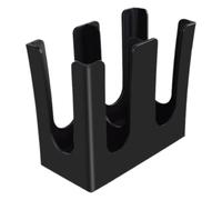 Abaodam Porte-gobelet Simple à Utiliser et Organiser pour Grosse Capacité en Acrylique Noir pour Bureau et Maison