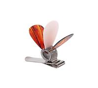 Abaodam Porte-médiator Clip pour Guitare Acoustique avec Finition Polie pour Fixer Sangle de Guitare en Métal Livré avec 3 Médiators Couleur Aléatoire