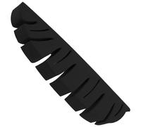 Abaodam Porte-pinceaux de Maquillage en Forme de Feuille Noir, Support Multifonction et Gain de Place pour Salle de Bain ou Chambre