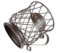 Abaodam Porte-ustensiles en Métal Noir Robuste Cuisine, Support Stable pour Baguettes et Couverts, Rangement Pratique pour Salle à Manger ou Balcon