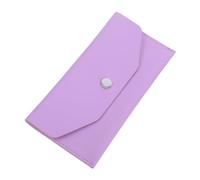 Abaodam Portefeuille Enveloppe pour Femmes Violet Compact Rangement Multi-Usage pour Reçus et Cartes Fermeture Sécurisée pour Mariages et Anniversaires