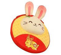 Abaodam Portefeuille Lapin fête d'anniversaire de Lapin Poupée pièce de Monnaie Jouets Pochette Rangement Pochette de Rangement de Rangement des clés Paquet fête du Printemps Coton PP