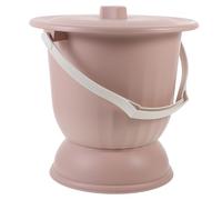 Abaodam Pot de Chambre Anti-Odeur 45L Petit Modèle en Plastique PP Épais Couvercle Hermétique Urinoir Portable pour Usage Domestique et Hospitalier Bassin de Lit Hygiénique Pratique