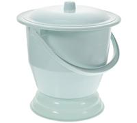 Abaodam Pot de Chambre Épais avec Couvercle Seau Urinaire Portable pour Adultes la Nuit et Facile à Transporter Pratique pour Usage Domestique