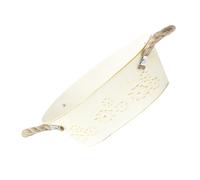 Abaodam Pot de Fleurs Vintage avec Poignée Jute Grand Conteneur Décoratif pour Fleurs Séchées et Plantes Intérieures pour Jardin et Balcon