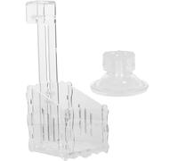 Abaodam Pot de Plantes Aquatiques Suspendu en Acrylique Transparent Petite Jardinière pour Aquarium Crochet Coupe de Sélection Végétale Support pour Plantes D’Aquarium Bassin pour