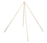 Abaodam Poteaux en Bois Massif pour Tentes d'Garçon et Filles Supports Triangulaires Solides Barres de Soutien Rondes pour Cabanes de Jeu Accessoires Stables et Sécurisés pour Tipis et