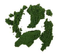 Abaodam Poudre de Modélisme Végétale Verte pour Décor de Maquettes Poudre de Flocage Agglomérante pour Arbres Artificiels et Herbe Miniature Matériau pour Scènes et Dioramas