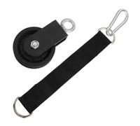 Abaodam Poulie de Gym DIY à Câble en Nylon avec Sangle, Noir