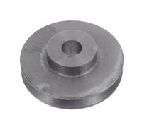 Abaodam Poulie Trapézoïdale en Fonte Type A 100mm, Alésage 19 Mm | Rainure Unique, Arbre Moteur et Axe D’entraînement, Rotation Précise, Faible Bruit, Résistance à L’usure