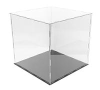 Abaodam Présentoir en Acrylique Transparent pour Ballons de Sport Boîte de Rangement Anti-Poussière Design Empilable pour Football et Basket-Ball Accessoire de Décoration pour Maison