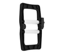 Abaodam Presse-tube Noir pour Salle de Bain et Salon de Coiffure en Alliage D'aluminium et Plastique, Extrudeuse de Dentifrice et Teinture Capillaire, Facile à Transporter