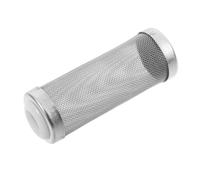Abaodam Protecteur de Filtre Compatible Plusieurs Tailles pour Aquarium Adapté en Acier Inoxydable Argenté, Bouchon de Vanne en T Coudée Protège Crevettes et Poissons
