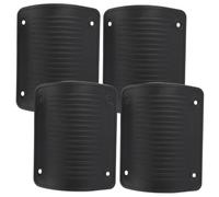 Abaodam Protecteurs d'angle en Plastique pour Valise de Voyage, 4 Pièces, Protection Anti-Usure Élégante des Coins de Bagages Noirs