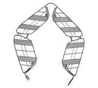 Abaodam Protection Arrière Filet Plastique Garde-Roue Légère pour Protection Rayons Roue Arrière