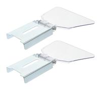 Abaodam Protection pour Meuleuse de Banc 2pcs Écran Transparent Anti-poussière en Acier Inoxydable et Abs pour Améliorer L'efficacité de Travail