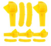 Abaodam Protections de Jantes en Plastique pour Machine à Pneus 10 Pièces Taille N°1 Épaissies Accessoires pour Démonte-Pneus Compatibles Voitures et Motos Protection Lors du
