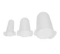 Abaodam Protections en Silicone pour Douilles à Pâtisserie 3 Pièces, Couvercles Solide pour Embouts de Décoration de Gâteau, Taille Petite à Grosse, Accessoires de Cuisson