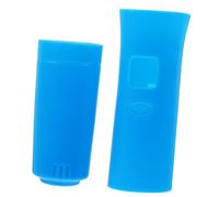 Abaodam Protège-microphone Silicone Intégral Antidérapant et Flexible Protection Complète pour Micros sans Fil Bbs U- Scènes Bars et Ktv Kit Bleu