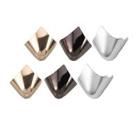 Abaodam Protège-Talons Hauts Métal 3 Paires pour Chaussures Pointues Couvre-Embouts Décoratifs et Protecteurs Accessoire Anti-Usure pour Talonnettes Élégantes