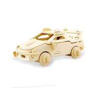 Abaodam Puzzle 3D Hélicoptère en Bois Naturel, Modèle Éducatif pour Garçon et Filles, Dimensions 21,5 X 18,5 X 9,5 Cm, Créatif pour Développement Motricité L'imagination